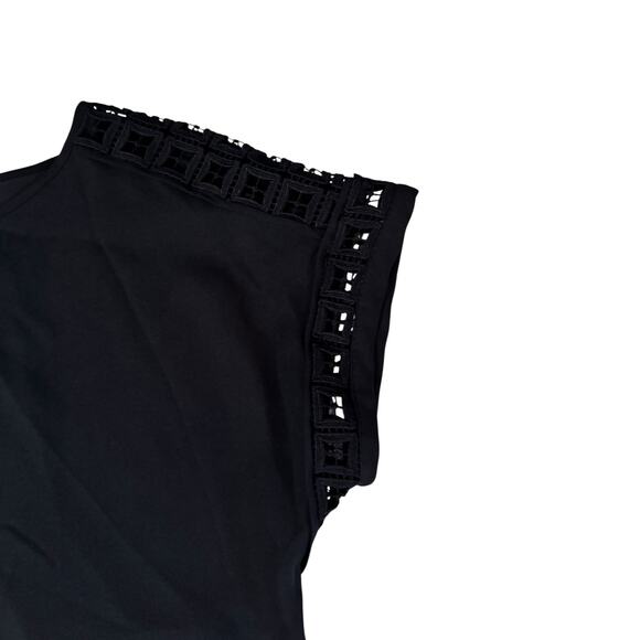 Midnight Lace Sheer Top: Flirty & Flowy Lightweight Chic - Picture 5 of 6